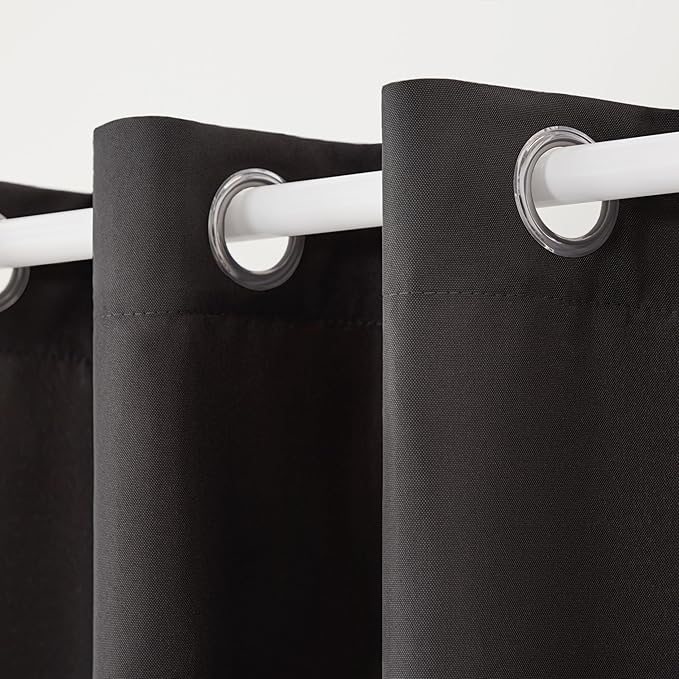Town & Country Basics Cabana Solid Heavyweight Indoor Outdoor Curtains - Image 3
