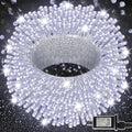 LJLNION 300 LED String Lights Outdoor Indoor, Extra Long 98.5FT Super Bright by LJLNION