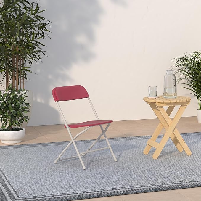 Flash Furniture Hercules Series Plastic Folding Chair - Image 2
