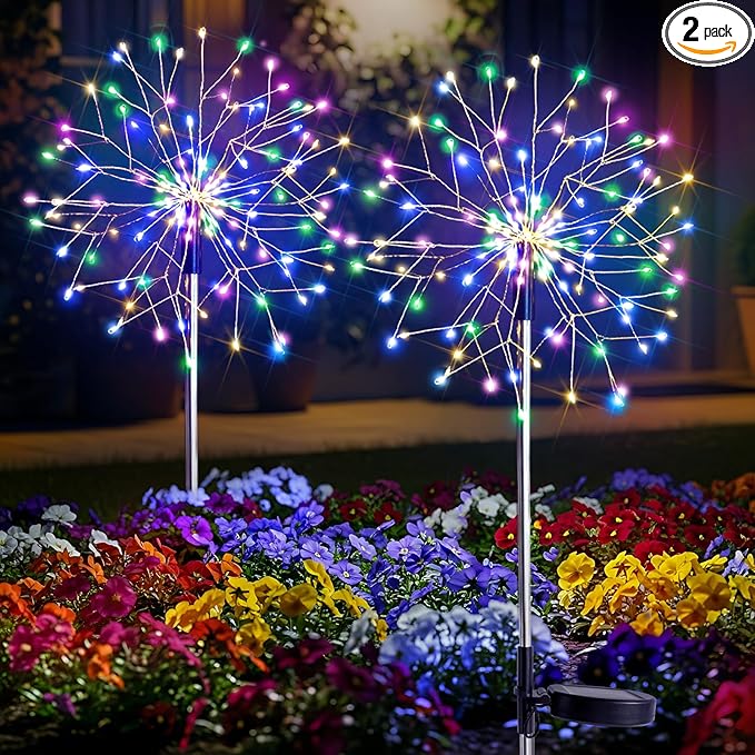 suddus Solar Garden Lights Outdoor Waterproof Decorative, Flowerbed Party by SUDDUS