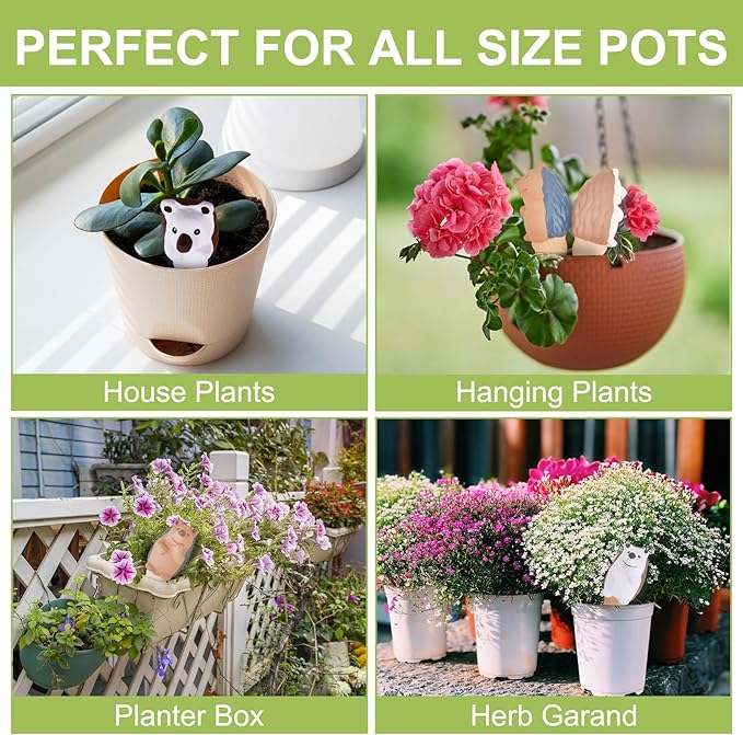 Self Watering Planter Insert Terracotta Watering Spikes Premium Plant Watering - Image 6