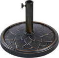 Yaheetech 18'' Patio Umbrella Base 26.5lbs Heavy Duty Antiqued Outdoor Market by Yaheetech