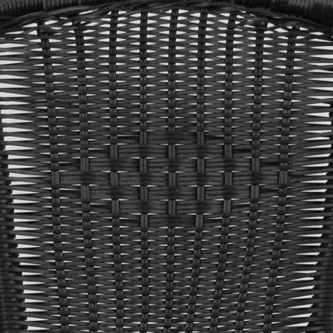 Flash Furniture Lila Modern Rattan Indoor/Outdoor Stackable Dining Chairs - Image 16