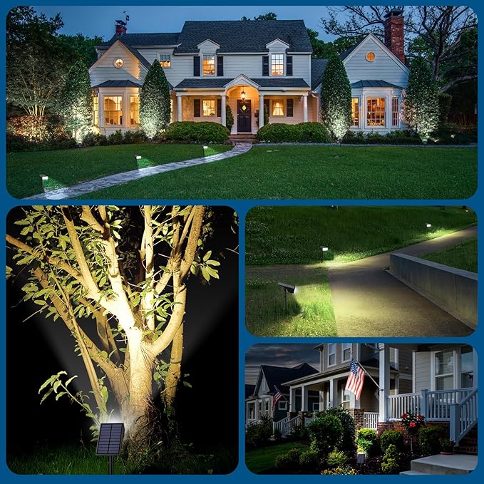12Pack Solar Spot Lights Outdoor, Solar Lights Outdoor Waterproof - Image 6
