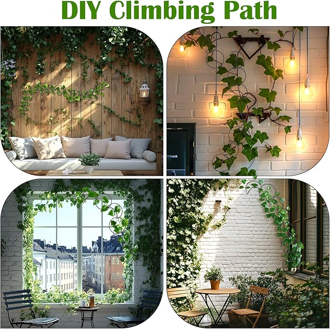 18 Pcs Chain Trellis for Climbing Plants Indoor Outdoor, Wall Plant Vine - Image 6