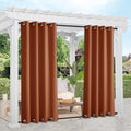 NICETOWN Outdoor Curtains Waterproof & Windproof, Thermal Insulated Top and by NICETOWN