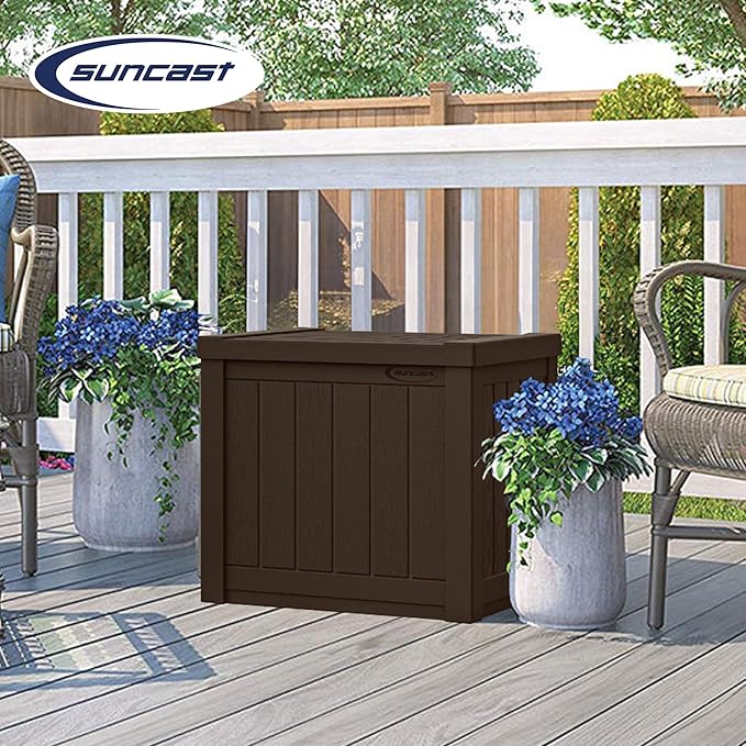 Suncast Small Outdoor Storage Box - Image 4