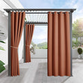 RYB HOME Outdoor Curtains for Patio Waterproof Block Sunlight Thermal Insulated by RYBHOME