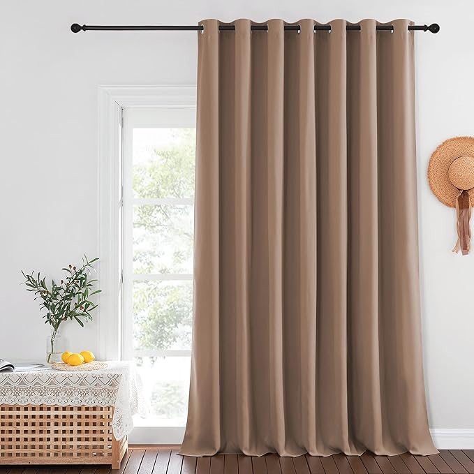 NICETOWN Cappuccino Blackout Curtains by NICETOWN
