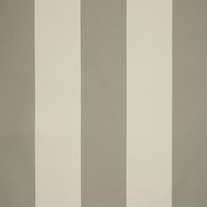 Exclusive Home Canopy Stripe Indoor/Outdoor Grommet Top Curtain Panel, Taupe / - Image 2