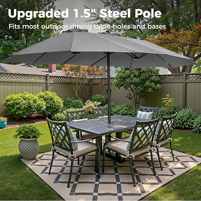 SUPERJARE 13FT Outdoor Umbrella - Image 4