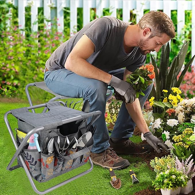 MDSTOP Folding Gardening Stool - Image 2
