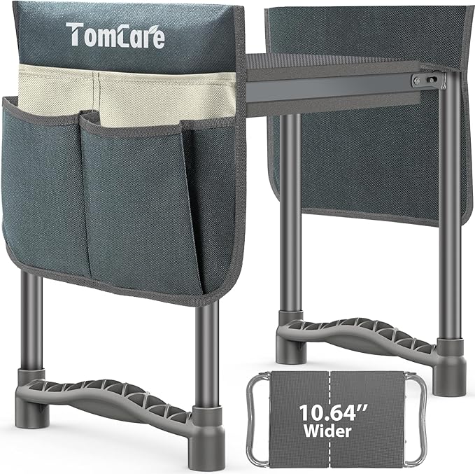 TomCare Garden Kneeler and Seat 10.64” Wider Larger Soft Kneeling Pad Garden by TomCare