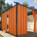 HolidayIdeas Outdoor Curtains for Patio Waterproof, 4 Panels by HolidayIdeas
