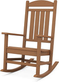 POLYWOOD Presidential Rocking Chair in Teak by POLYWOOD