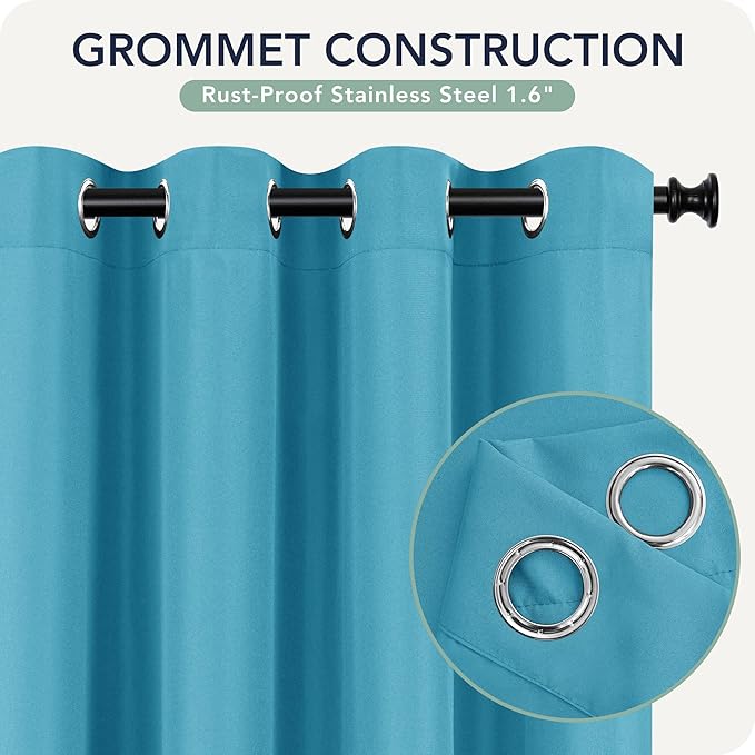 Outdoor Curtains for Patio Waterproof 6 Panels - Image 5