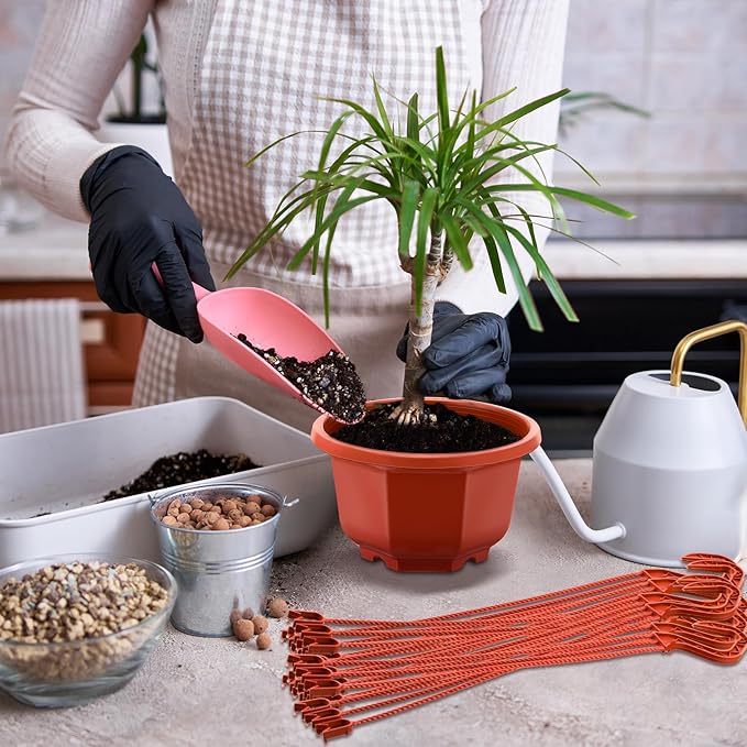 Roshtia 50 Pcs 5.9 inch Plastic Hanging Plant Pots - Image 4