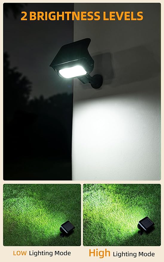 ROSHWEY Solar Landscape Spot Lights, Spotlights Outdoor Waterproof, - Image 4