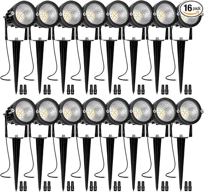 Low Voltage Landscape Lights, 10W 12/24V 2700K Warm White Landscape Lighting by REEGOLD