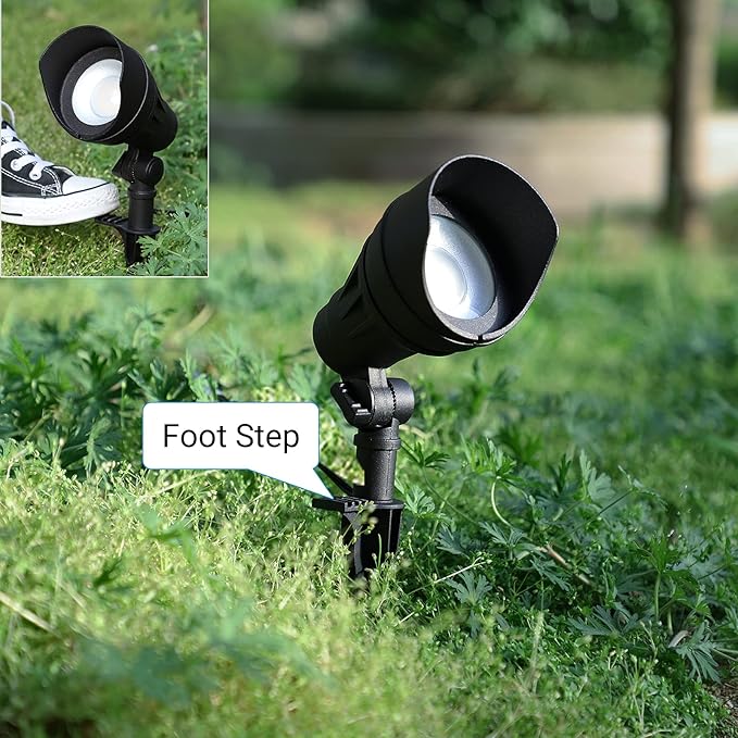 DEWENWILS LED Low Voltage Landscape Lights, 14W 540LM 3000K 12V Aluminum - Image 5