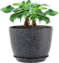12inch Large Plant Pot, Modern Plastic Planter by UOUZ