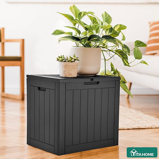 YITAHOME 30 Gallon Deck Box Outdoor Storage Box, Waterproof Resin Package - Image 7