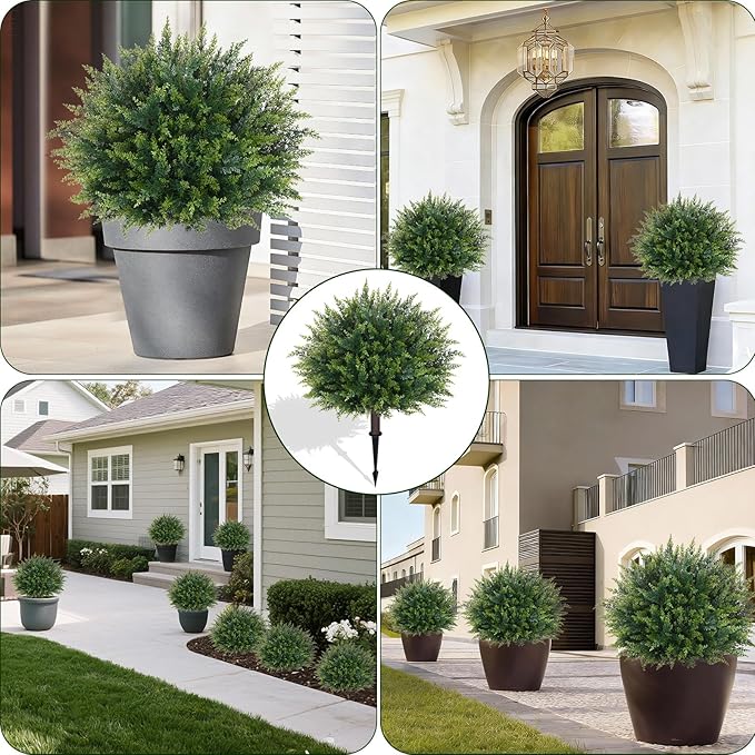 Waipfaru Artificial Plants Outdoor, UV-Resistant Fake Plants Fake Bushes Shrubs - Image 7