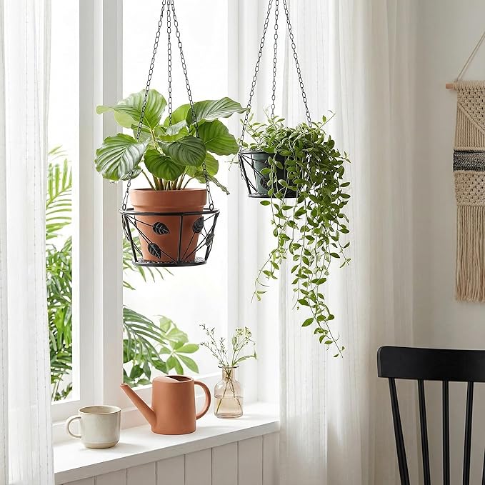 Goaste 2 Pack Metal Plant Hanger, Hanging Plant Holder - Image 8