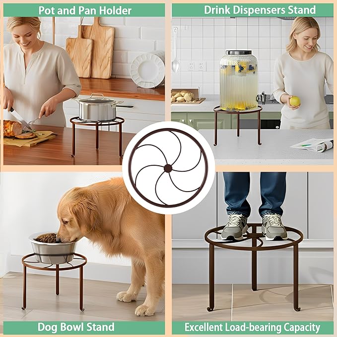 5 PackHeavy Duty Rack for Planter, Anti-Rust Flower Pot Stand Holder for - Image 6