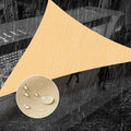 SUNNY GUARD Waterproof Sun Shade Sail 8'x8'x8' Sand Triangle UV Block Sunshade by SUNNYGUARD