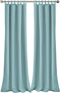 Elrene Home Fashions Matine Weatherproof Tab-Top Indoor/Outdoor Solid Color by ElreneHomeFashions