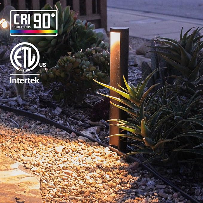 LEONLITE 12-Pack 5CCT Low Voltage Pathway Lights, 5W 12-24V Wired LED Landscape - Image 2