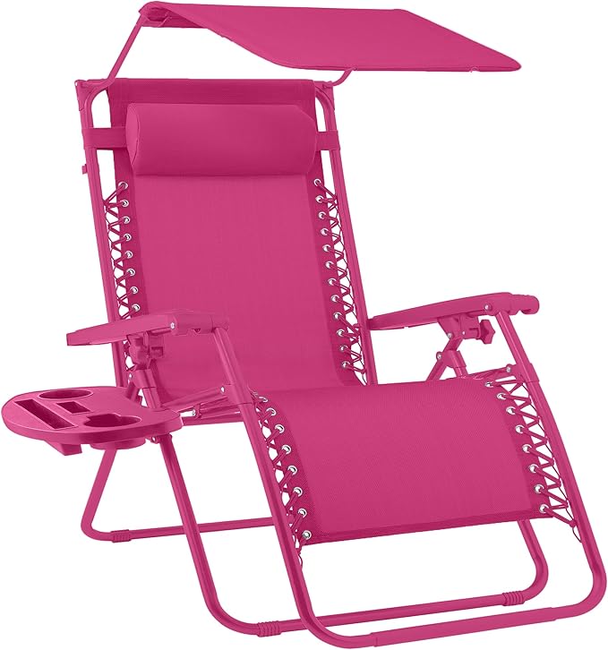 Best Choice Products Folding Zero Gravity Outdoor Recliner Patio Lounge Chair by BestChoiceProducts