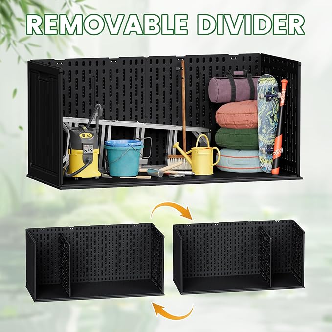 Devoko 260 Gallon Double-Wall Deck Box - Image 3