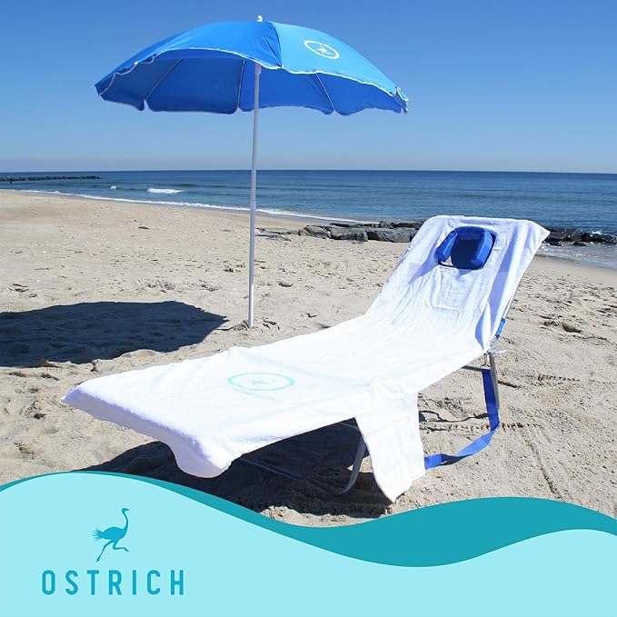 Ostrich The Original Chaise 72 x 22 Inch Lounge Portable Reclining Lounger - Image 2