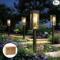 Philips 8 Packs Solar Pathway Lights Outdoor, Glass Metal Led Garden Landscape by PhilipsLightingLED