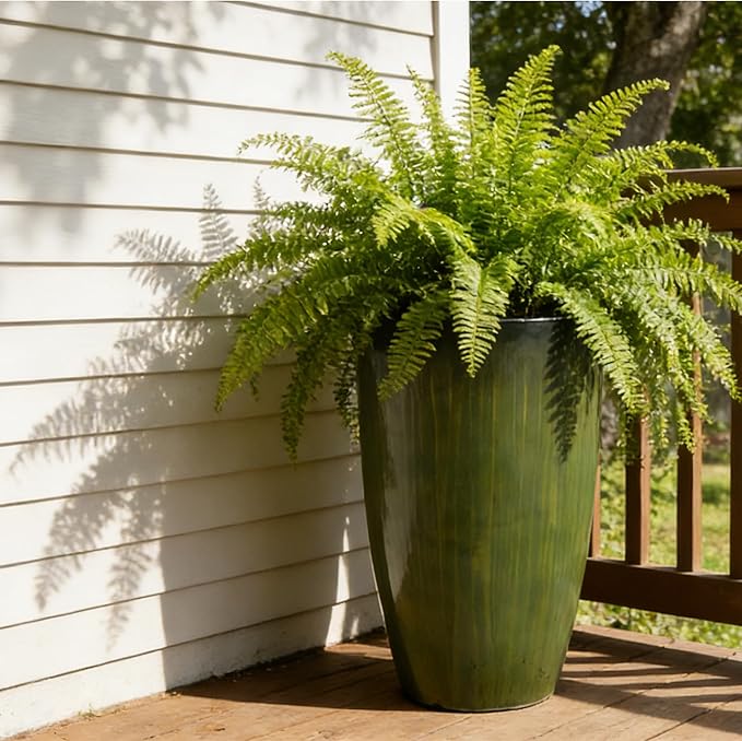 Worth Garden 23.5" H. Large Plastic Planters - Image 2