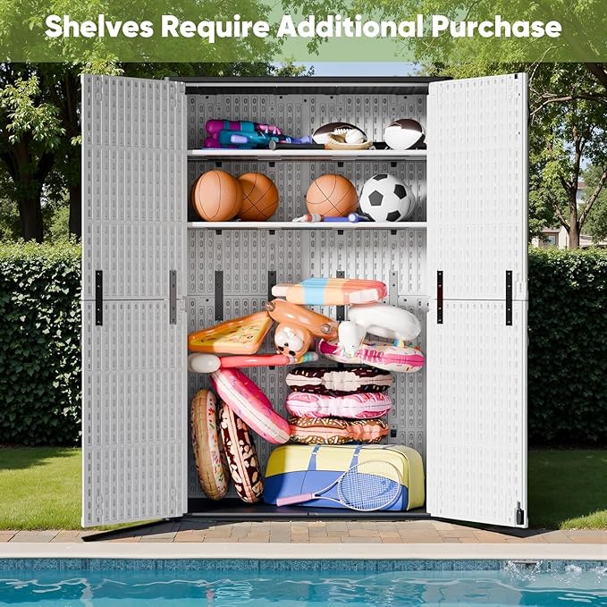 Devoko 50 Cu Ft Outdoor Storage Cabinet - Image 6
