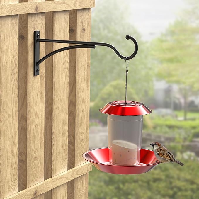 8 Inch 2 Pack Heavy Duty Plant Hangers Outdoor, Metal Plant Brackets - Image 4