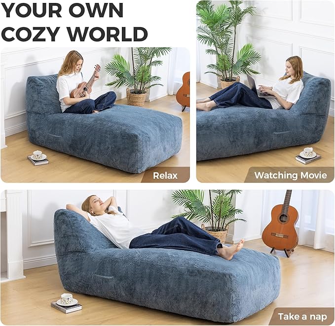 Giant Bean Bag Lounger Chair for Adults - Image 6