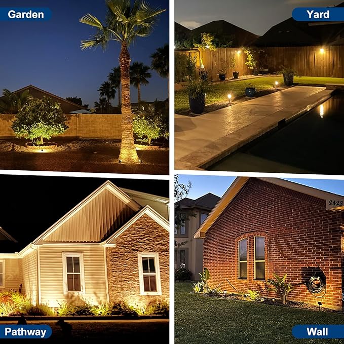 Solar Spot Lights Outdoor, 2 Pack/56 LED Outdoor Lights - Image 6