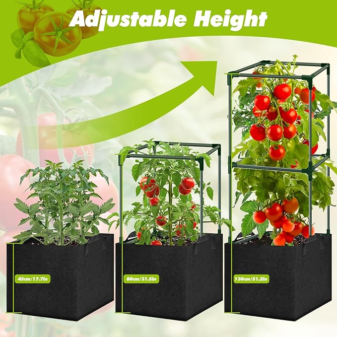 3 Pack Tomato Cages 47 Inch for Garden - Image 2