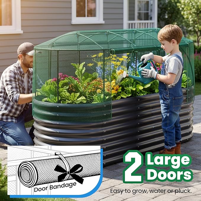 Quictent Galvanized Raised Garden Bed Kit - Image 6