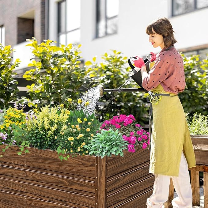 SnugNiture 2 Pcs 4x2x2FT Raised Garden Bed Galvanized Planter Garden Boxes - Image 7