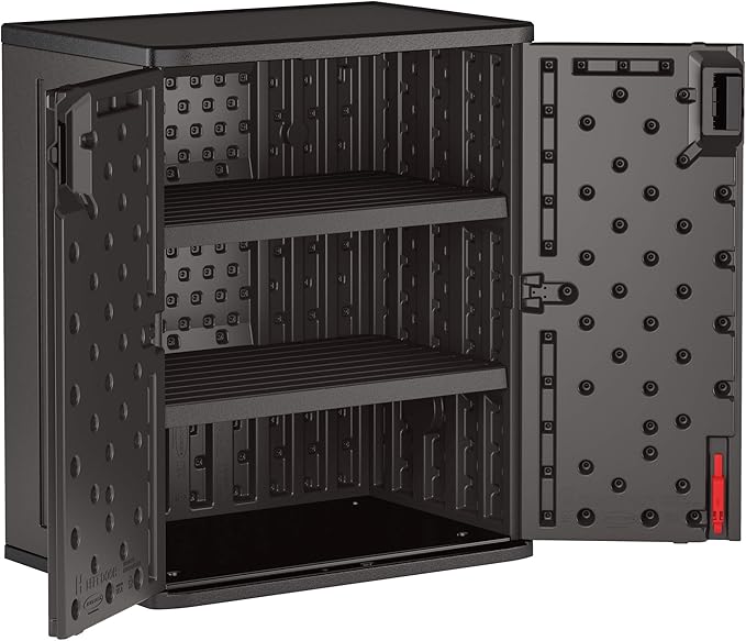 Suncast Heavy-Duty Resin Outdoor Storage Cabinet, Made in The USA - Image 5