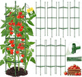 8 Pack Tomato Cages for Garden, Heavy Duty Adjustable Tomato Stake Support for by MQHUAYU