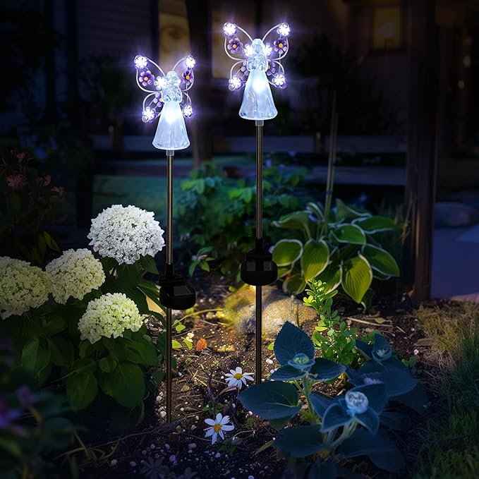 GIGALUMI Solar Angel Garden Stake Lights - Image 6