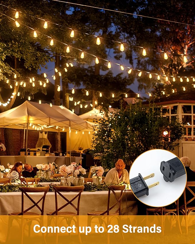 Outdoor String Lights Waterproof, 50FT Patio Lights - Image 4