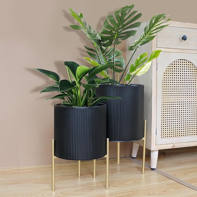 ARNIS Modern Plant Pots, Large Size Metal Pots - Image 8