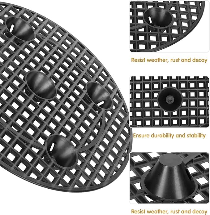 moonoom 4 Pieces Potted Plant Stand Holder, Large Planter Holder, Heavy Duty - Image 3